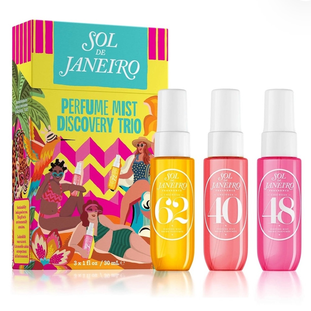 Sol de Janeiro perfume mist discovery set trio